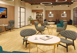 1 Person Coworking Desk