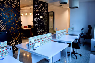 3 Person Coworking Desk