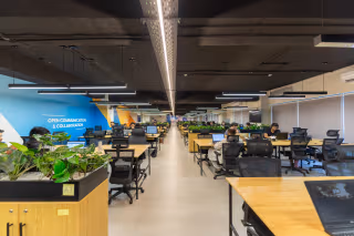 8 Person Coworking Desk