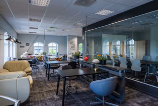 3 Person Coworking Desk