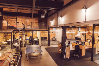 2 Person Coworking Desk