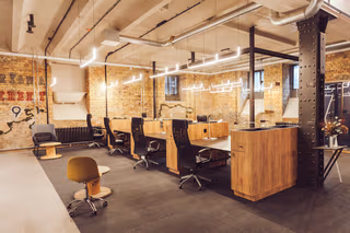 4 Person Coworking Desk