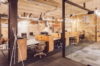 1 Person Coworking Desk