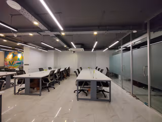 5 Person Coworking Desk