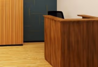 3 Person Coworking Desk