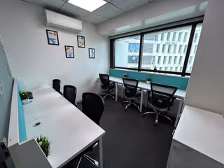 3 Person Coworking Desk
