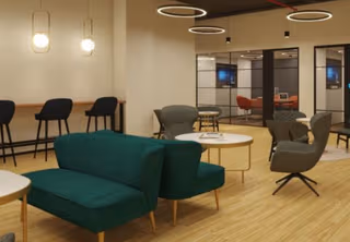 1 Person Coworking Desk