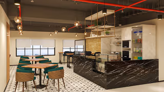 3 Person Coworking Desk