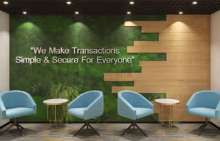 1 Person Coworking Desk