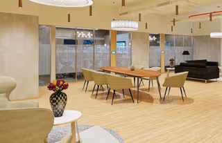 3 Person Coworking Desk