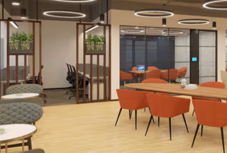 1 Person Coworking Desk