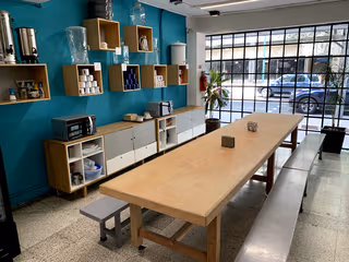 3 Person Coworking Desk