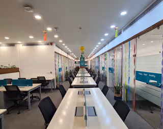 8 Person Coworking Desk