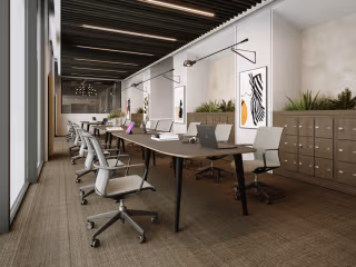 3 Person Private Office
