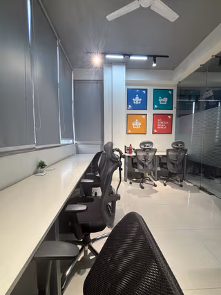 3 Person Coworking Desk