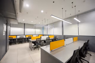 3 Person Coworking Desk