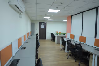 3 Person Coworking Desk