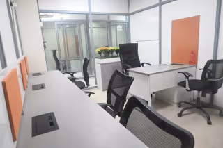 5 Person Coworking Desk