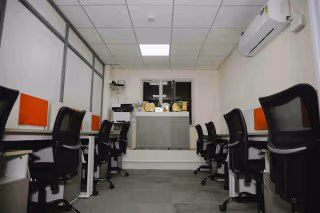 6 Person Coworking Desk