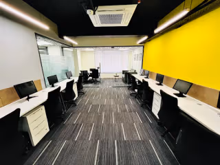 3 Person Coworking Desk