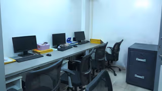 3 Person Coworking Desk
