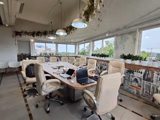 8 Person Coworking Desk