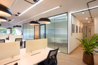 7 Person Coworking Desk