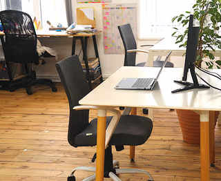 3 Person Coworking Desk
