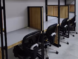 1 Person Coworking Desk
