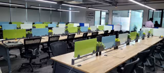 3 Person Coworking Desk