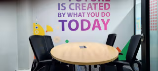 11 Person Coworking Desk