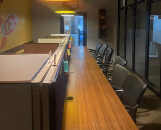 3 Person Coworking Desk