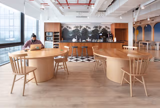 2 Person Coworking Desk