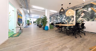 3 Person Coworking Desk