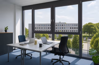 5 Person Coworking Desk