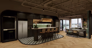 1 Person Coworking Desk