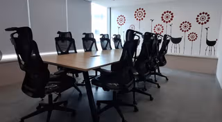 3 Person Coworking Desk