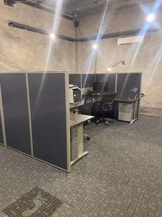 3 Person Coworking Desk