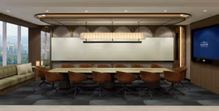 5 Person Coworking Desk