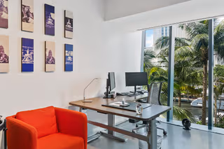 3 Person Coworking Desk