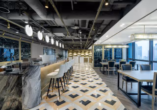 3 Person Coworking Desk