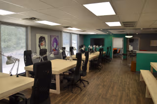 2 Person Coworking Desk