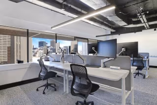 7 Person Coworking Desk