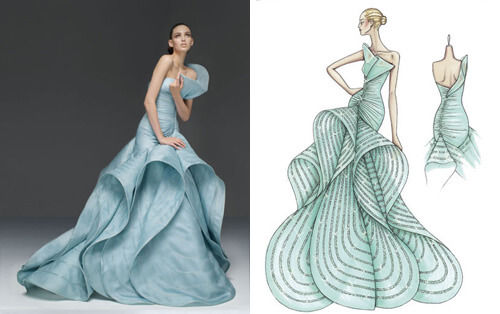 TheUrbanManiac Atelier Versace Dresses Sketch Haute Couture BdRdvc3JXtc