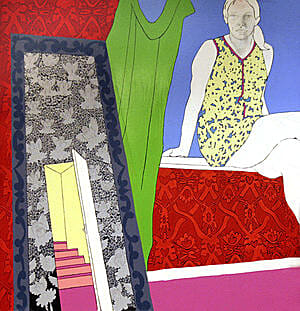 Elin Melberg: M�te, 2005, 183 x 173 cm