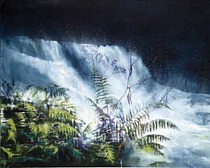 Frank Brunner, Kaskade II, 2016, 120 x 150 cm
