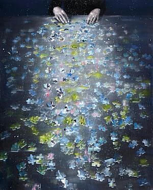 Frank Brunner, Assemble II, 2016, 150 x 120 cm