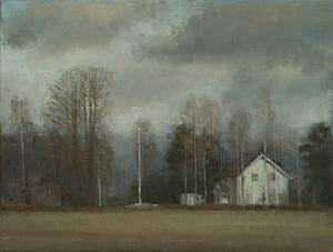 Halvard Haugerud, Homstvedt, 2019, 28 x 37 cm