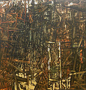 Inge Jensen, Portal - mine, 2003, 155 x 150 cm