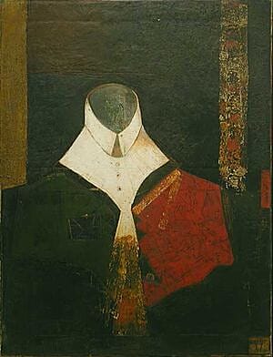 Jens Johannessen: Tipp-tipp Oldefar, 2001, 95 x 70 cm